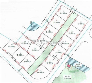 Under Division Plot Of 587 Sq.m.  In Lakatameia, Nicosia