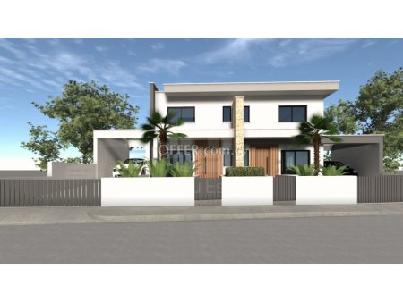 Brand new semi detached 3 bedroom house in Agios Athanasios