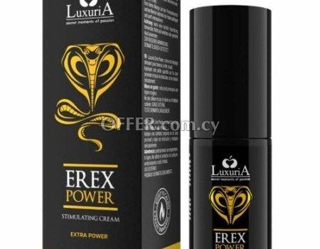 Luxuria Erex Extra Power Stimulating Cream Erection For Penis 30ML - 1