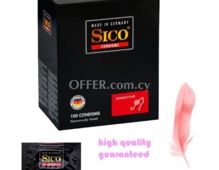 Sensitive Condoms SICO Ultra Thin Safe Condom Natural feeling Sensation Skin