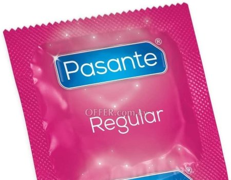 Pasante Condoms Regular Natural Comfort Feel 100% Genuine 1-4-6-12-24-50-100pcs