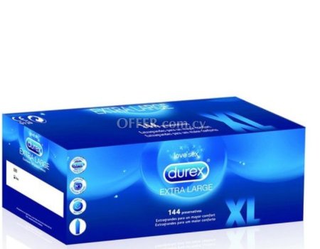 Brand New Durex XL Condoms Extra Large XXL Natural Style Ultra Safe 56mm - 2