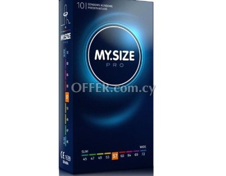 My Size Pro Condoms 57mm / 2.25'' Regular Box 10 pcs