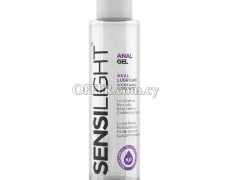 Anal Gel Lubricant Sensilight Water-Base Lube for Woman and Man