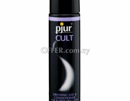pjur CULT Latex and Rubber Clothing Dressing aid Conditioner Ultra Shine 100ml