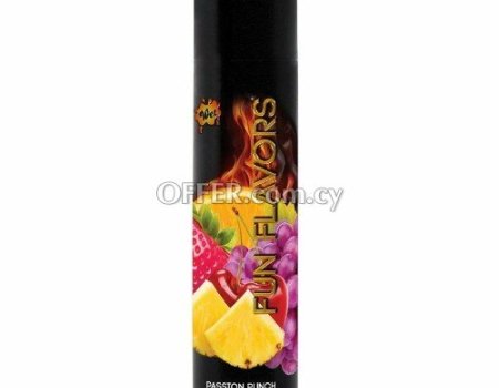 Lubricant Wet Fun Flavors 4-in-1 Edible Passion Fruit Flavored Warming Lube - 1