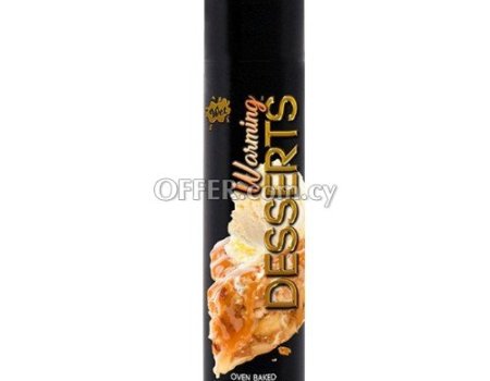 Wet Desserts Warming Lubricant Edible Apple Pie Flavor Water Based Heating Lube