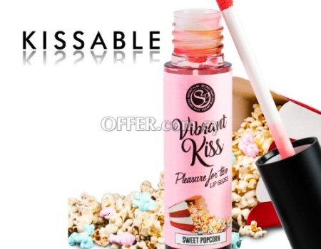 Vibrant Kiss Oral Sex Arousal Gel Personal Lubricant Flavored Edible Water based