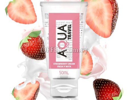 Aqua Travel Flavoured Water Base Lube Edible lubricant 50ML