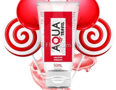 Aqua Travel Flavoured Water Base Lube Edible lubricant 50ML