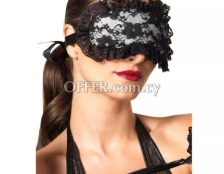 Leg Avenue Sexy Mask Lace & Satin Eye Face Eyemask Women Party hot Black