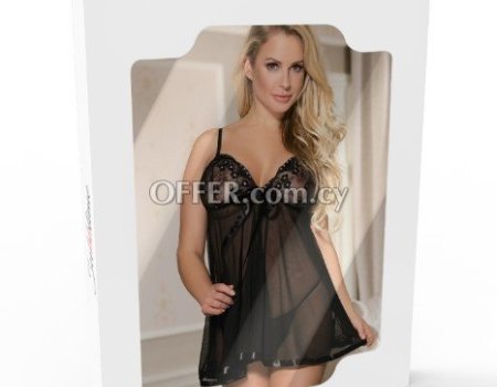 Subblime Chemise Vertical Line Sexy Lingerie S/M Size