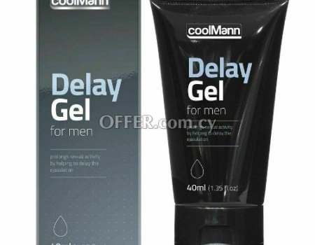CoolMann Delay Gel for Men prolongs sexual activity delay ejaculation 40ml - 1