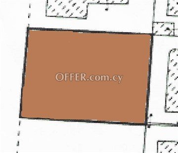 Residential Plot Of 651 Sq.m.  In Nicosia City Center