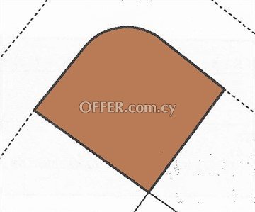 Corner Residential Plot Of 576 Sq.m.  In Lakatameia, Nicosia - Close T