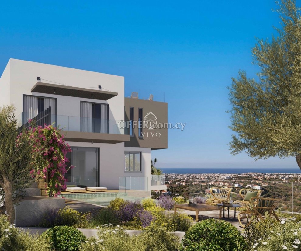 LUXURY 3-BEDROOM VILLA WITH BREATH-TAKING UNOBSTRUCTED SEA VIEW AND STUNNING SUNSETS IN KONIA - 10