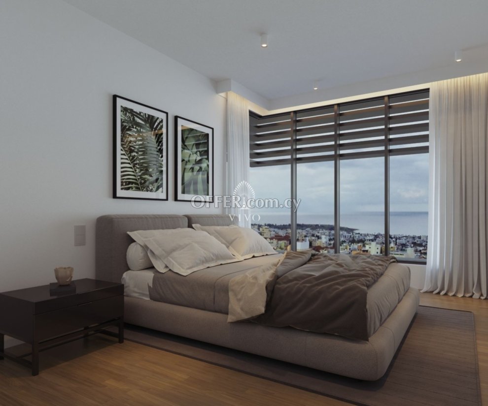 3-BEDROOM APARTMENT WITH PANORAMIC VIEW OF THE SEA AND CITYSCAPES OF PAPHOS - 4