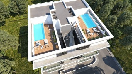 MODERN THREE BEDROOM PENTHOUSE WITH PRIVATE SWIMMING POOL IN THE HEART OF LIMASSOL