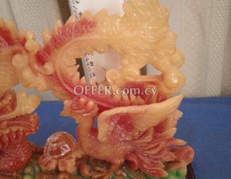 Chinese feng Sui in jade colour, hard plastic. - 2
