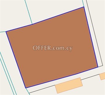 Large Residential Piece Of Land Of 2012 Sq.M.  In Paliometocho, Nicosi