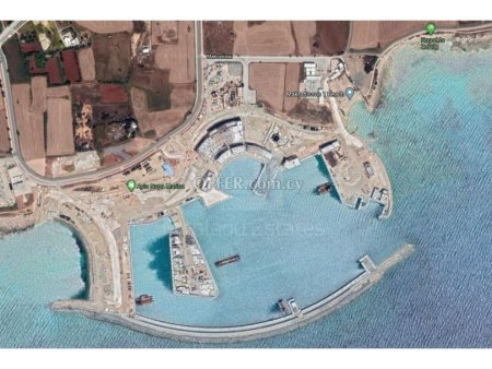 Tourist land for sale in a prime location next to Ayia Napa Marina