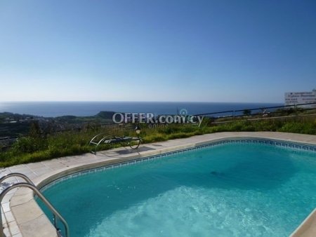 3 Bedroom Villa Stunning Sea Views For Rent Limassol - 1