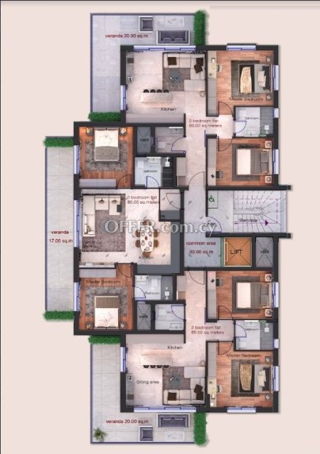 New For Sale €170,000 Apartment 2 bedrooms, Geri Nicosia - 2