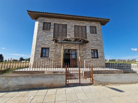 Two Storey incomplete wooden house in Kokkinotrimithia village Nicosia