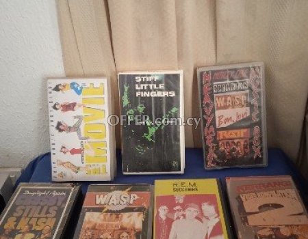 7 Video tapes with singing groups.