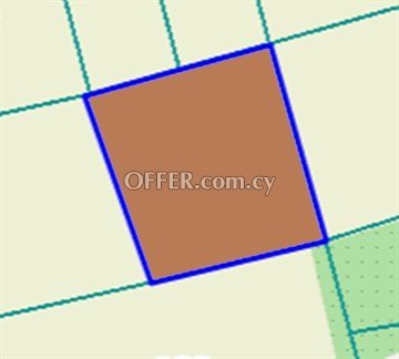 Residential Piece Of Land 762 Sq,m.  In Mammari, Nicosia