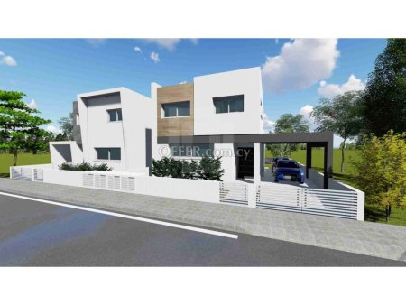 New four bedroom semi detached house in Latsia area Nicosia