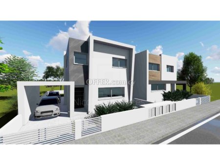 New three bedroom semi detached house in Latsia area Nicosia - 1