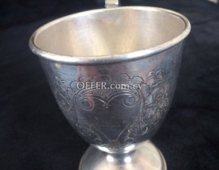 1060-Antique Silver Pitcher Hand Chased Late 1800's - Ακολουθούν Ελληνικά - 5