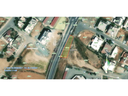 Residential land for sale in Lakatamia Anthoupoli area of 3140 sq.m. near Zorbas Bakeries - 3