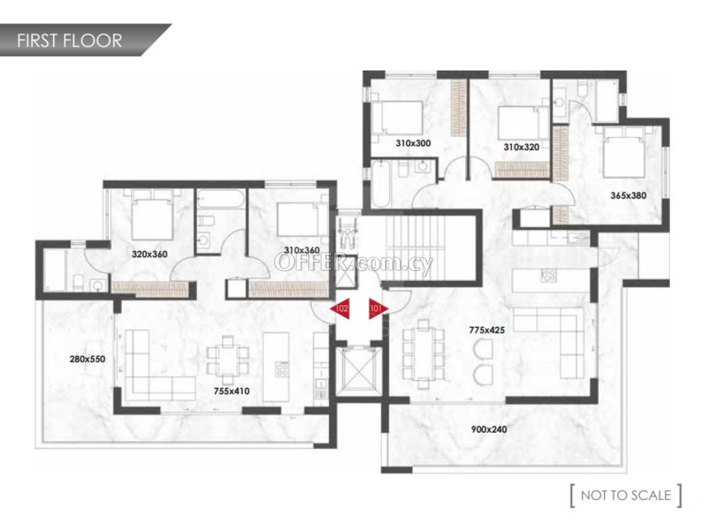 New two bedroom apartment in Latsia area Nicosia - 4