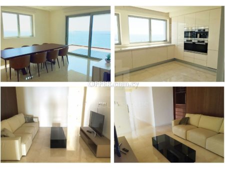 Three bedroom beachfront apartment for sale in a City Center area of Limassol