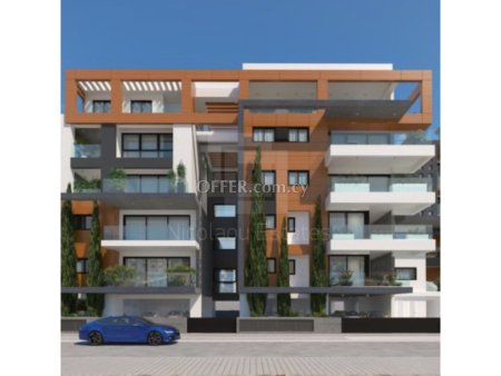 Modern three bedroom flat near the marina in Limassol. Under construction.