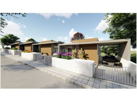Brand new 3 bedroom detached houses off plan with amazing views in Agia Phyla - 2