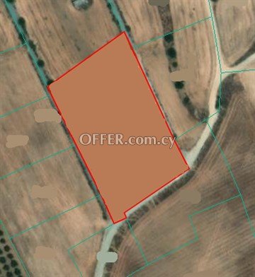 Tourist Piece Of Land Of 6509 Sq.m.  In Maroni, Larnaka