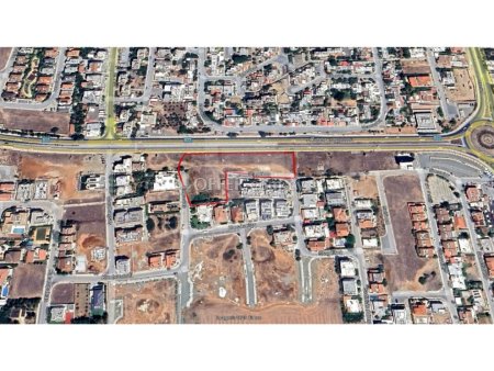 Development land for sale with permits for a private medical center in Strovolos in Spyros Kyprianou Avenue