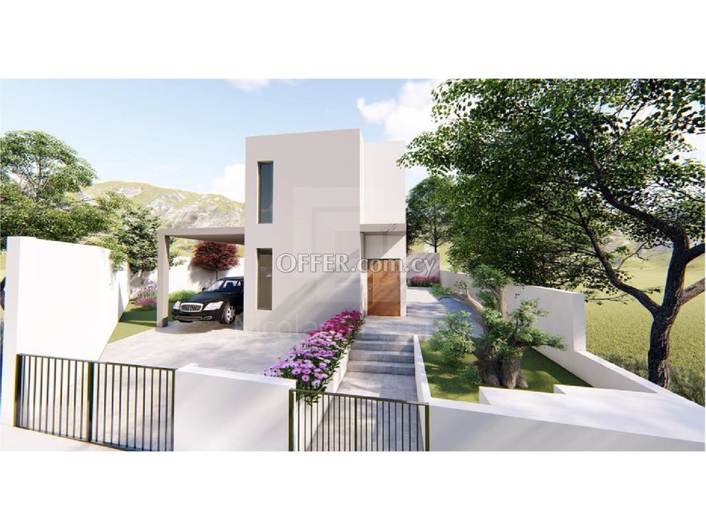 Brand new 3 bedroom detached house off plan with amazing views in Palodia - 1