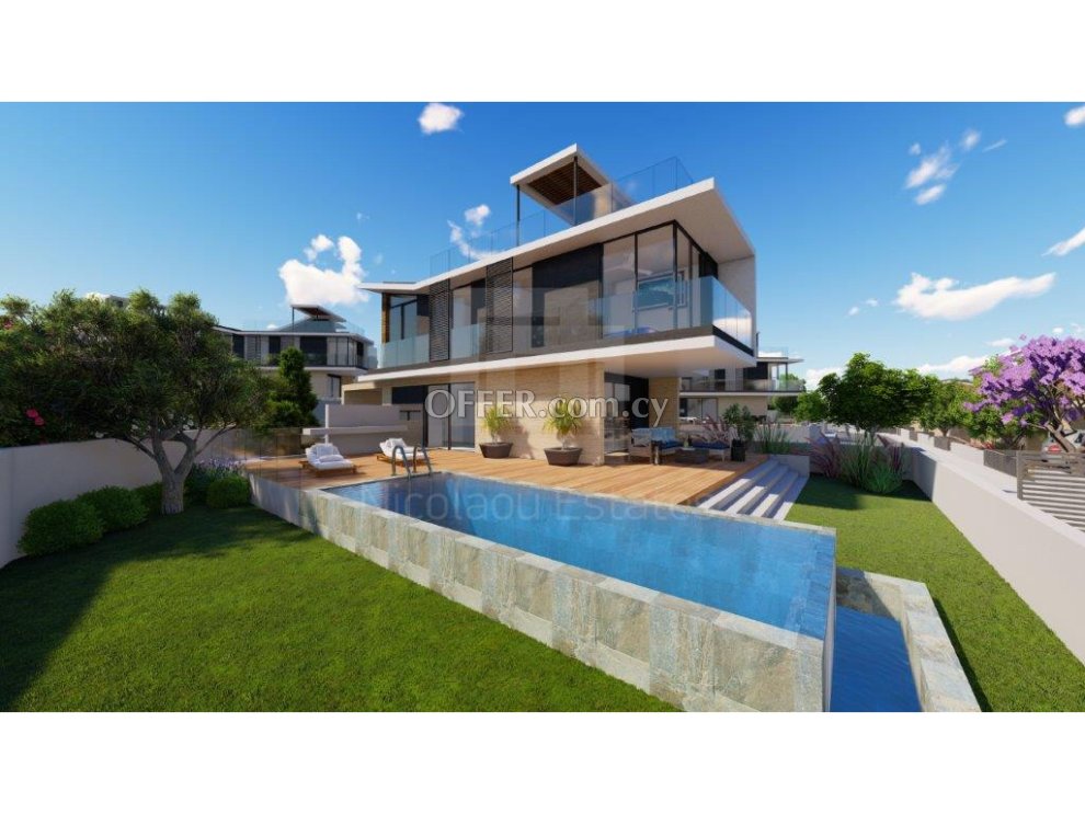 New five bedroom villa for sale in the front line of Kato Paphos - 8