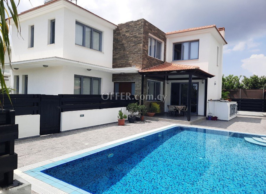 For Sale, Four-Bedroom Detached House in Latsia - 1