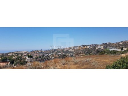 864 sq.m. plot with unobstructed sea views in Ayios Tychonas area of Limassol