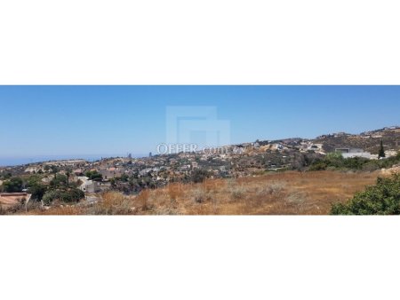 864 sq.m. plot with unobstructed sea views in Ayios Tychonas area of Limassol - 1