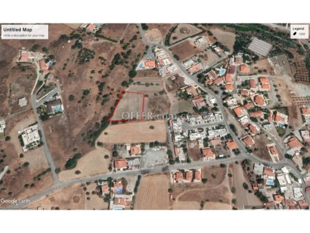 Residential land for sale in Pyrgos village with plans and permits for two houses - 2