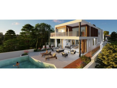 Mediterranian Luxury Lifestyle villa with sea view in Paphos Chloraka - 4
