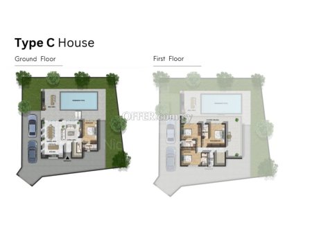 Modern new 3 bedroom villa for sale in Kissonerga village - 5