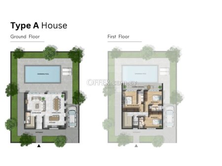 Modern new 4 bedroom villa for sale in Kissonerga village - 5