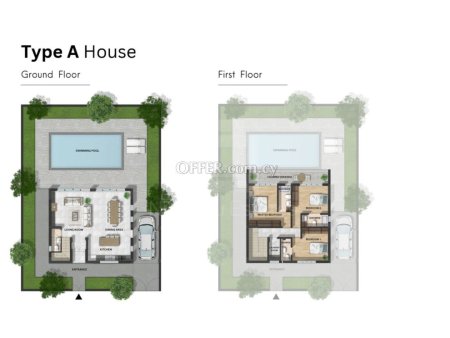 Modern new 3 bedroom villa for sale in Kissonerga village - 6
